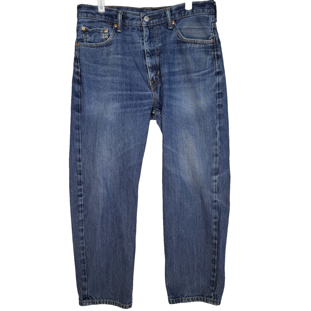 Levi’s 550 Men’s Jeans 34x30 Blue Denim Relaxed Fit Straight Leg Zip Fly